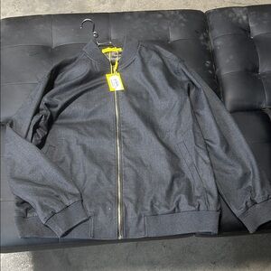 Men's Charcoal Bomber Jacket